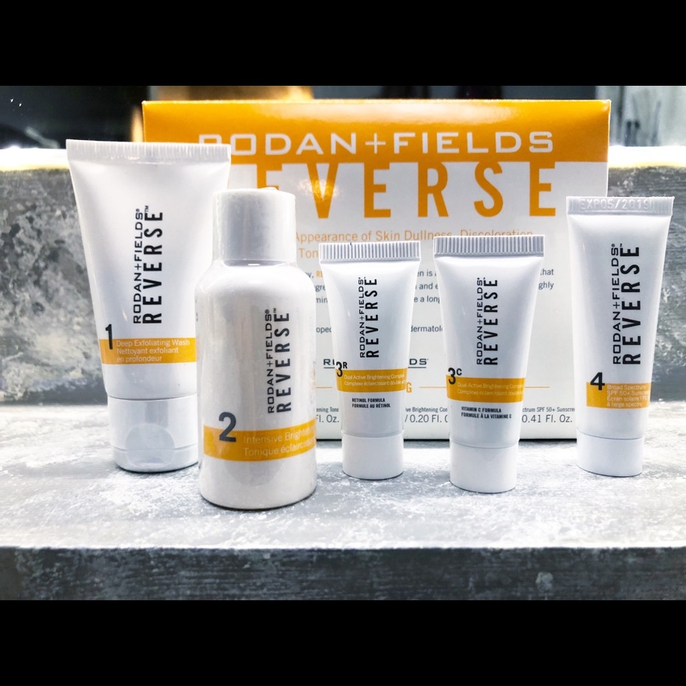 Rodan+Fields Travel Size Reverse Regimen with bag